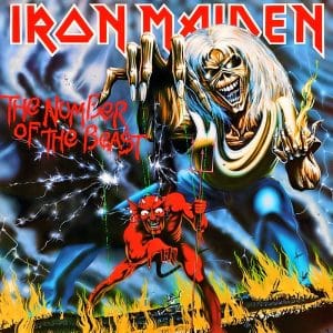 Iron Maiden The Number of the Beast album cover art