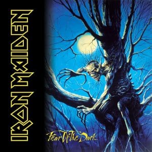 Iron Maiden Fear of the Dark album cover art