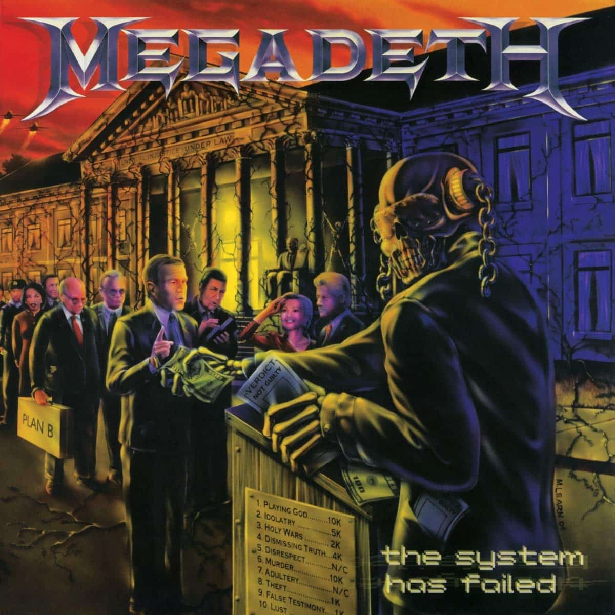 Megadeth - The System Has Failed album cover art